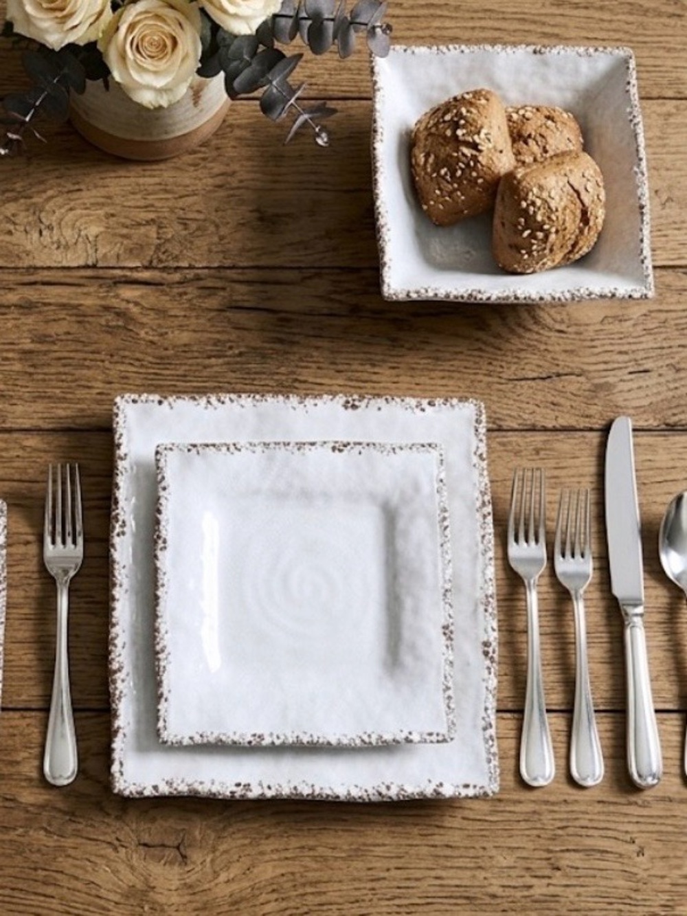 Tommy Bahama 6-Piece Square Melamine Plate Set